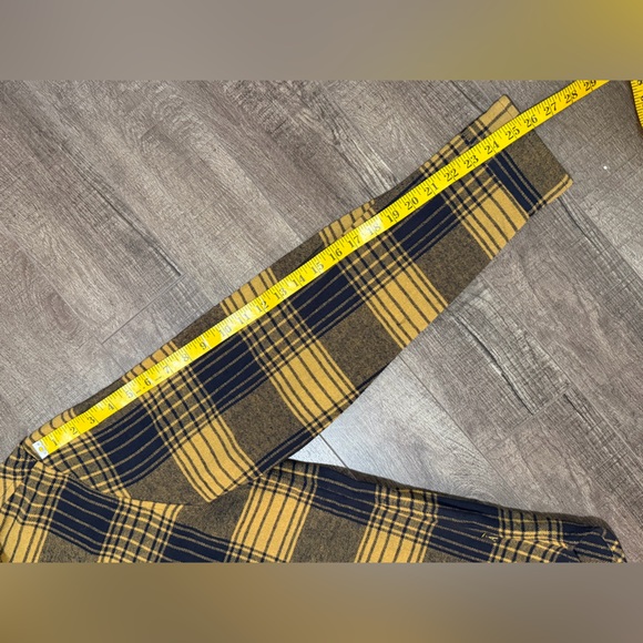 ANIAN Sunday Flannel Shirt - Women’s - gold/navy - XL - Picture 9 of 11
